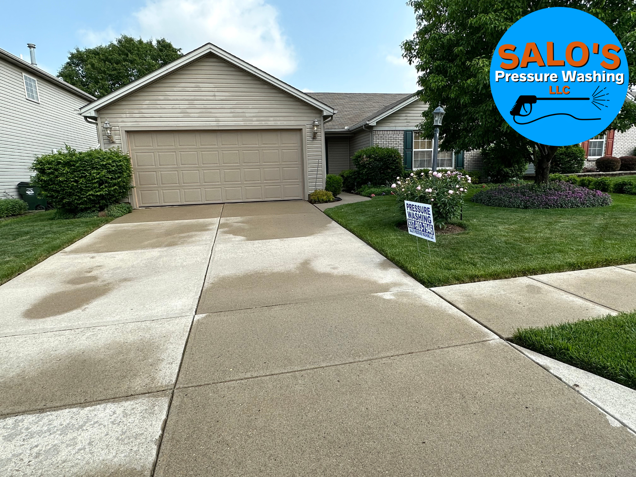 Professional House Washing and Driveway Cleaning in Miamisburg, Ohio